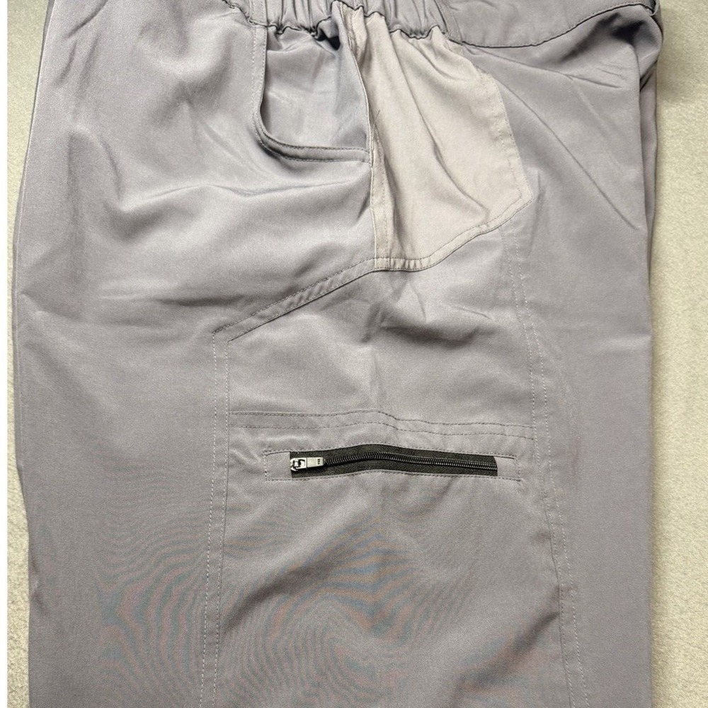 PISCIFUN Men's Performance Cargo Shorts Quick Dry Lightweight Gray Size L - Picture 4 of 5